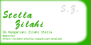 stella zilahi business card